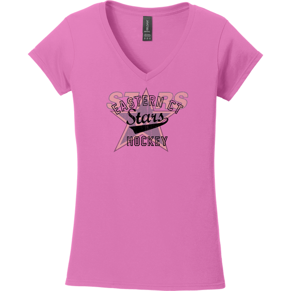 CT ECHO Stars Softstyle Ladies Fit V-Neck T-Shirt (D1713-FF)