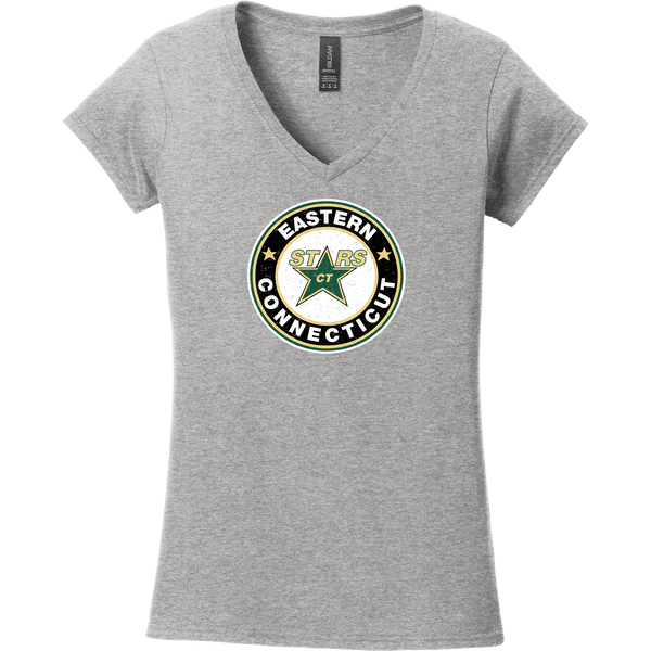 CT ECHO Stars Softstyle Ladies Fit V-Neck T-Shirt (D1712-FF)