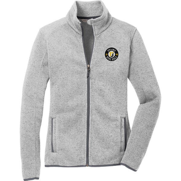 Upland Disc Golf Ladies Sweater Fleece Jacket