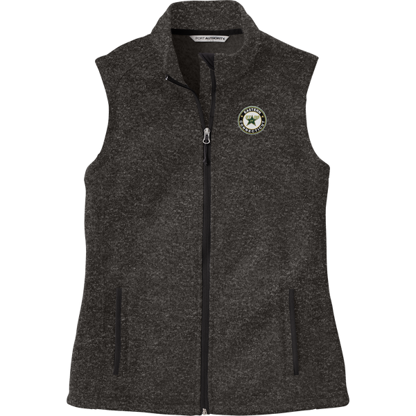 CT ECHO Stars Ladies Sweater Fleece Vest (E1275-LC)
