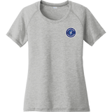 Carolina Thunder Ladies PosiCharge Tri-Blend Wicking Scoop Neck Raglan Tee