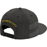 Atlantic City Seals New Era Shadow Heather Striped Flat Bill Snapback Cap