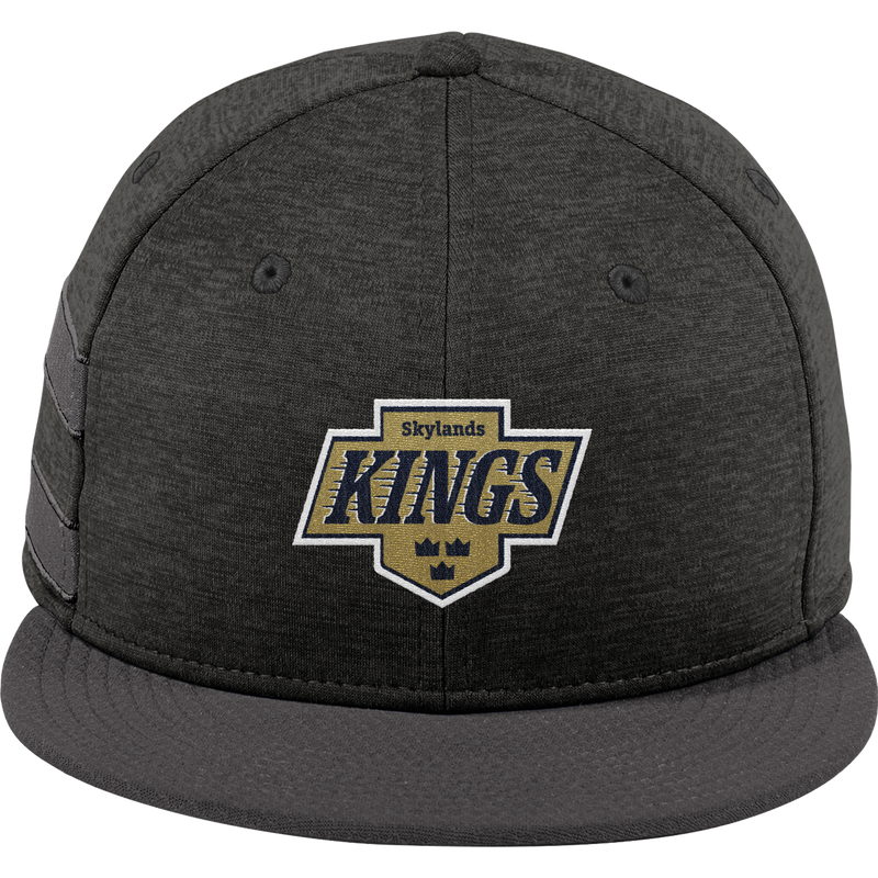 Skylands Kings New Era Shadow Heather Striped Flat Bill Snapback Cap