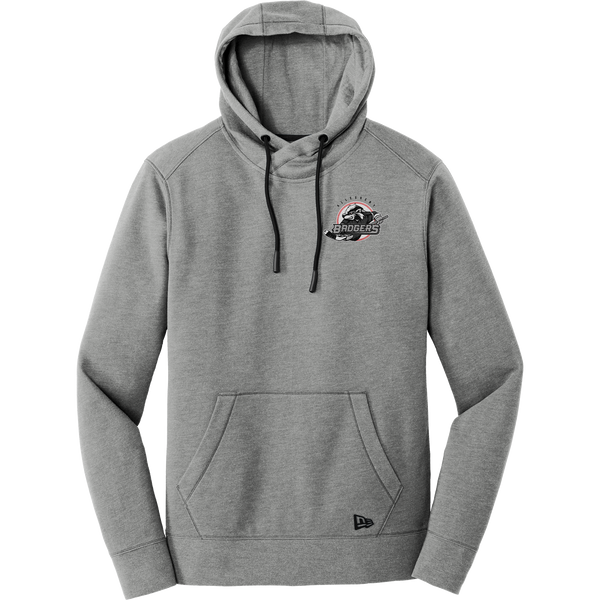 Allegheny Badgers New Era Tri-Blend Fleece Pullover Hoodie