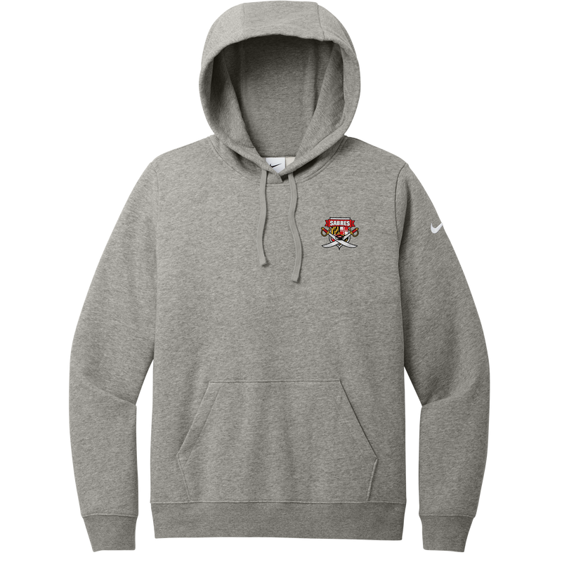 SOMD Sabres Nike Women's Club Fleece Sleeve Swoosh Pullover Hoodie