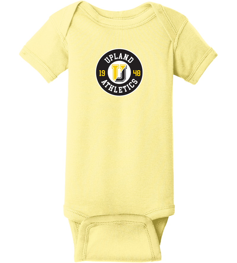 Upland Athletics Infant Short Sleeve Baby Rib Bodysuit