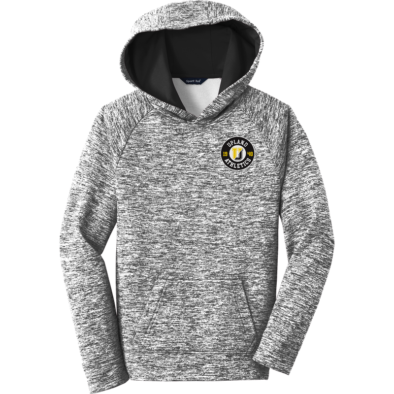 Upland Athletics Youth PosiCharge Electric Heather Fleece Hooded Pullover